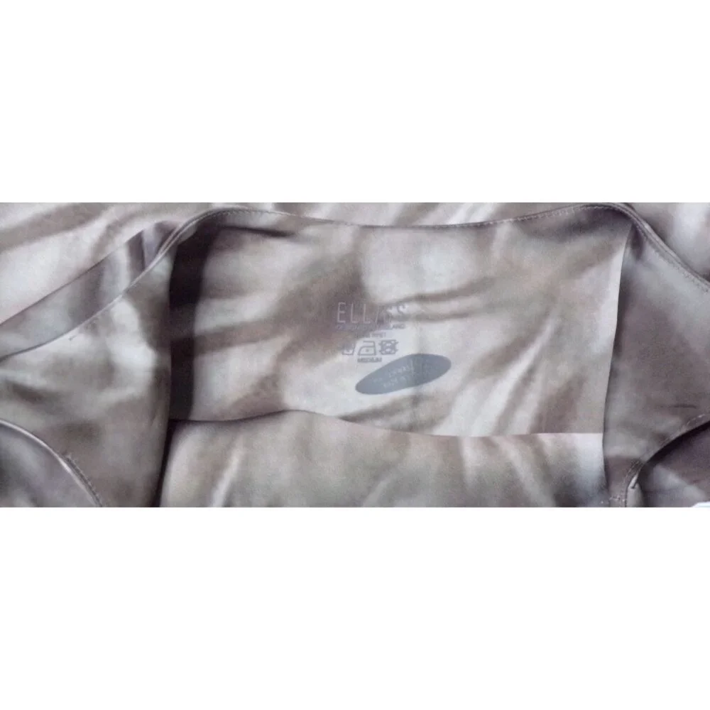 🆕ELLISS ELL/SS Maxi Slip Dress Gray Tie Dye Print Medium 6-8 - Picture 7 of 8